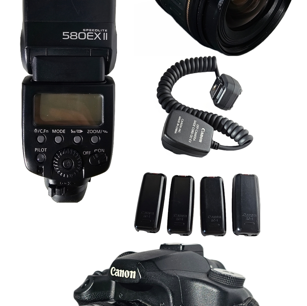 MAKE AN OFFER Canon Kit EOS Elan 7e 35mm SLR Film 28-80 Mm Lens Speedlit…